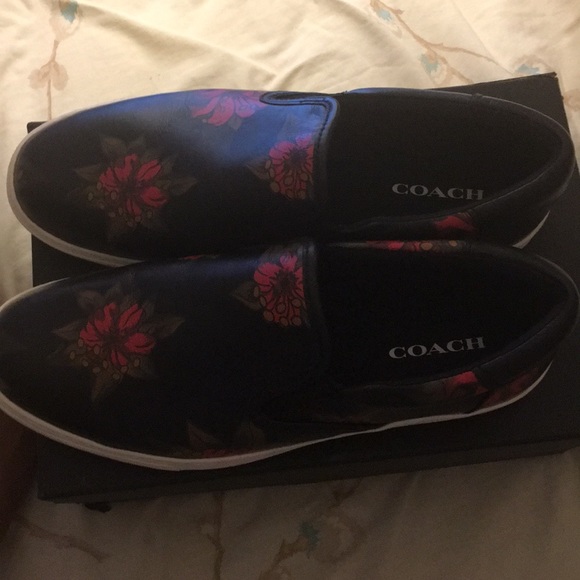 Coach New York men floral shoe main image 4